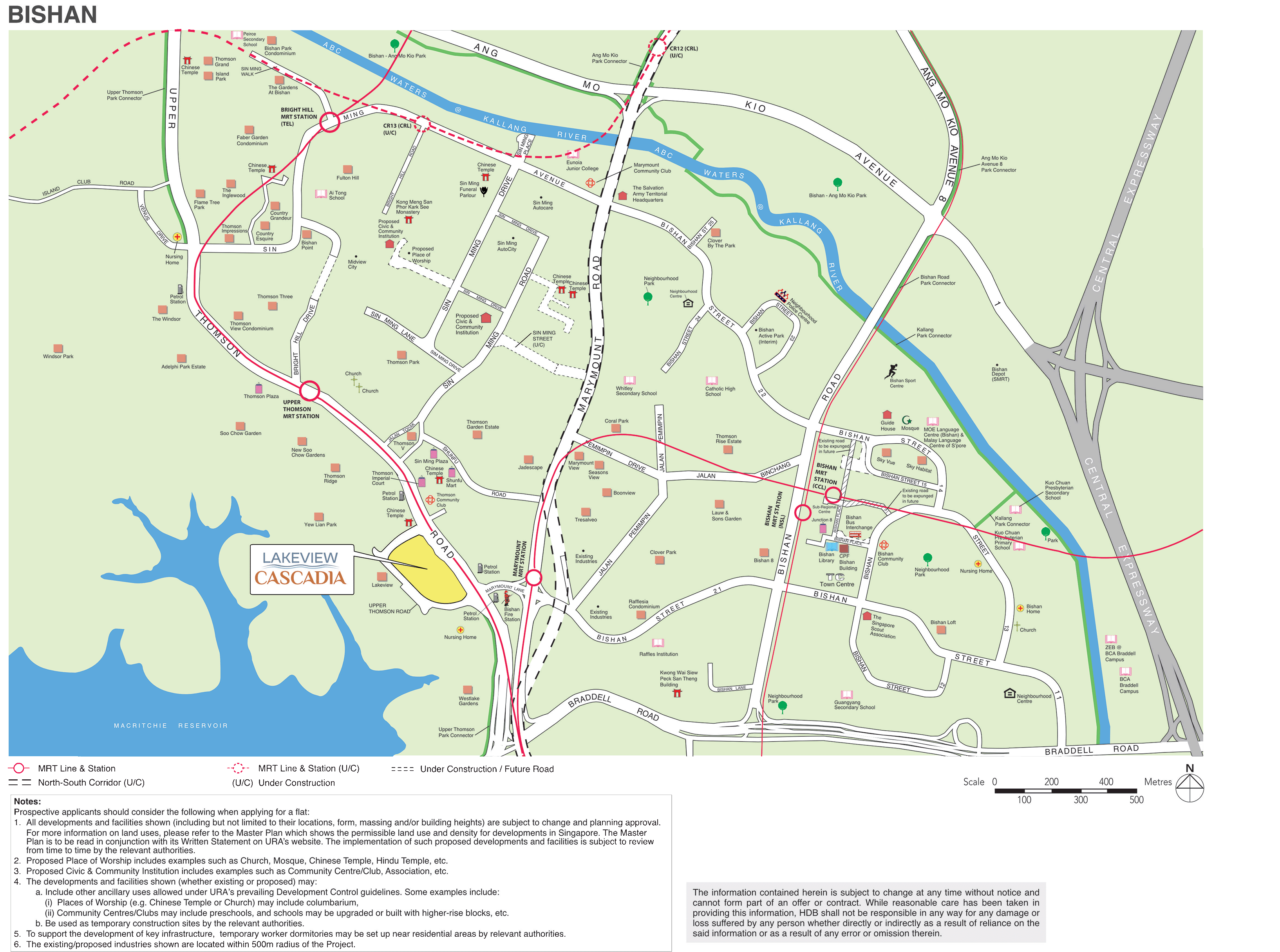 Map of Lakeview Cascadia